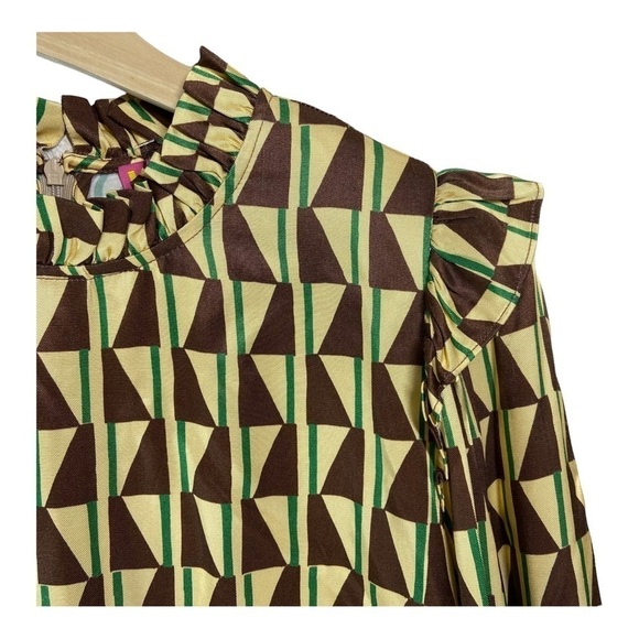 KITRI Savannah Chocolate Tile Midi Dress NWOT - Picture 5 of 8